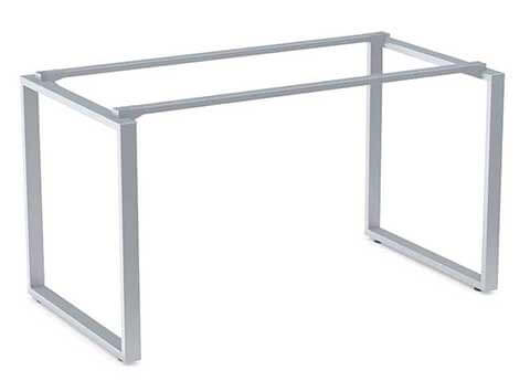 фото каркас стола из профильной трубы 50х25 мм, разборной, состоит из 2 опор квадро и 2 перемычек, для офисных рабочих столов, недорого